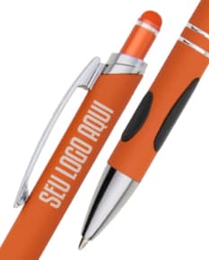 Caneta metal touch, perfeita para assinar documentos com elegância e precisão. Ideal para uso no escritório, na escola ou em reuniões de negócios. Garanta a sua agora e tenha sempre um equipamento de escrita de qualidade em mãos.