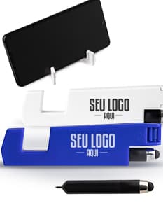 Suporte para celular de design moderno e prático, ideal para manter seu dispositivo seguro e em posição ideal durante o uso. A solução perfeita para otimizar sua experiência digital! Aproveite já!
