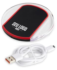 Carregador via indução de design moderno e prateado, perfeito para sua mesa de jantar. Tecnologia de ponta para carregar seus dispositivos de forma prática e elegante. Tenha sempre seu celular pronto para o próximo vídeo ou música. Ideal para restaurantes, escritórios e uso doméstico. Adquira já o seu!