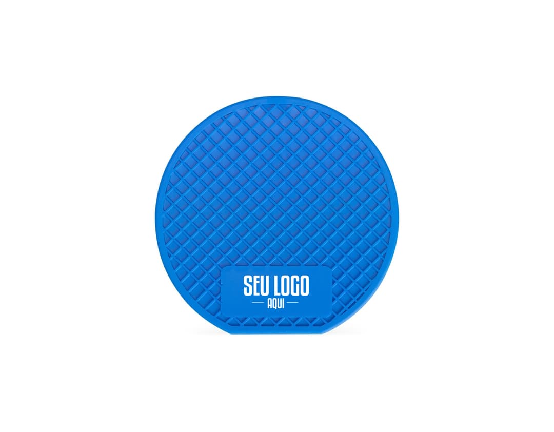 Porta Copo PVC - Mantenha sua bebida protegida e sua mesa livre de marcas! Ideal para brindes personalizados. Acesse nosso site e garanta o seu!