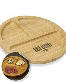 Petisqueira pequena de madeira perfeita para servir snacks saudáveis e deliciosos. Ideal para decoração de cozinha e como elemento econômico e decorativo. Aproveite a hora do lanche com estilo e praticidade!