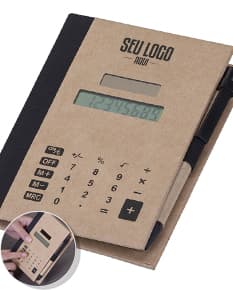 Bloco de Anotações Ecológico - Ideal para organizar suas finanças e manter suas ideias sempre à mão. Feito com material reciclado, é uma opção sustentável para o seu dia a dia. Adquira já o seu!