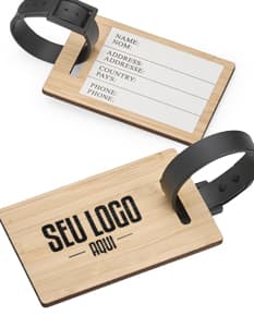 Tag identificador de bagagem resistente, segura e personalizada. Ideal para viagens de negócios e lazer. Proteja suas malas com estilo e praticidade. Garanta já a sua!