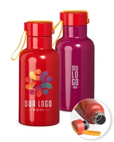 Garrafa Térmica 380ml - Mantenha suas bebidas frescas e saudáveis onde quer que esteja. Perfeita para manter a hidratação durante o dia, seja no trabalho, academia ou em casa. Feita em material de alta qualidade, é prática, durável e fácil de limpar. A garrafa térmica ideal para cuidar da sua saúde e bem-estar. Adquira já a sua!