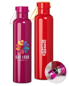 Garrafa Térmica 790ml - Mantenha suas bebidas favoritas na temperatura ideal com essa garrafa térmica de 790ml. Ideal para manter a hidratação durante todo o dia, seja no trabalho, academia ou passeios ao ar livre. Mantenha-se saudável e refrescado com estilo. Adquira a sua agora!