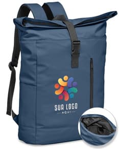 Mochila de couro sintético preta de 45 litros, estilo casual e elegante. Ideal para viagens, negócios ou compras. Possui alça de mão e zíperes para fácil acesso ao compartimento interno. Design moderno e resistente, perfeito para o homem de negócios ou para uso diário.