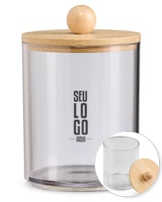 Porta objetos de cerâmica marrom com estilo tradicional, pode ser utilizado para armazenar colheres, guardanapos, canudos e outros utensílios de cozinha. Ideal para decorar a mesa durante o café da manhã, o brunch ou o lanche da tarde.
