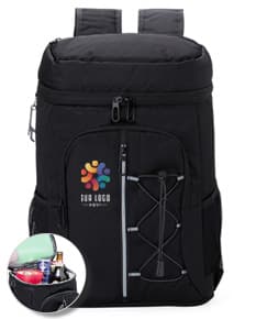 Bolsa Térmica de 32 Litros em material resistente, ideal para viagens e transporte de objetos. Design moderno em metal e couro, com alças para facilitar o transporte. Excelente opção para manter a temperatura de bebidas e alimentos durante o trajeto.