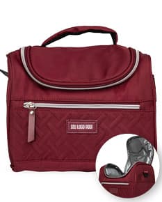 Bolsa térmica de 8 litros em cor azul, ideal para transporte de alimentos e bebidas.