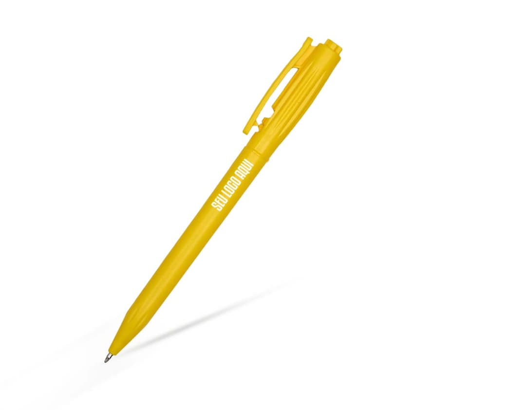 Uma imagem com vários materiais de escrita e desenho, incluindo lápis, canetas, giz de cera, borracha, shoehorn, dispositivos e ferramentas de escrita em cores vibrantes como amarelo, laranja, rosa e marrom. Aparecem também pontas afiadas e objetos de papelaria de plástico e madeira, indicando criatividade e arte.
