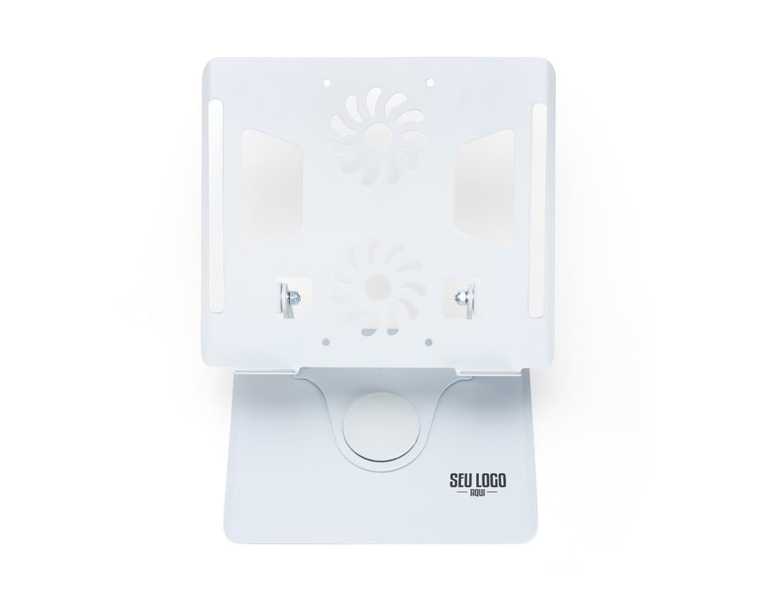 Suporte 360° Pro mostrando suas múltiplas posições de ajuste.