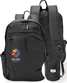 Mochila Poliéster 22 litros, com design moderno e capacidade para armazenar objetos com praticidade.