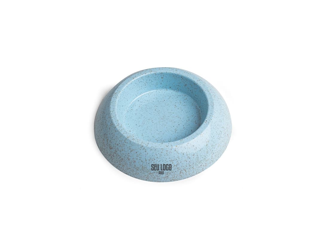 Uma pilha de Tigelas Pet de Fibra de Arroz 400ml, em tons de rosa, preto, marrom e cinza, com textura suave e brilhante. As tigelas redondas e de selo, feitas de pedra natural, simbolizam equilíbrio, harmonia e tranquilidade. São ideais para uso em spas, tratamentos de saúde e cuidados cosméticos.