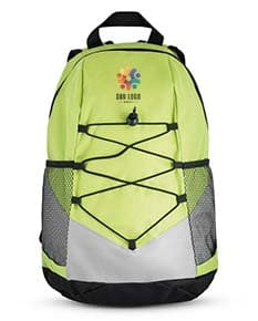 Mochila de poliéster 600D preta, moderna e espaçosa, com alça ajustável, zíper, compartimentos internos e externos, ideal para viagens, escola ou aventuras ao ar livre.