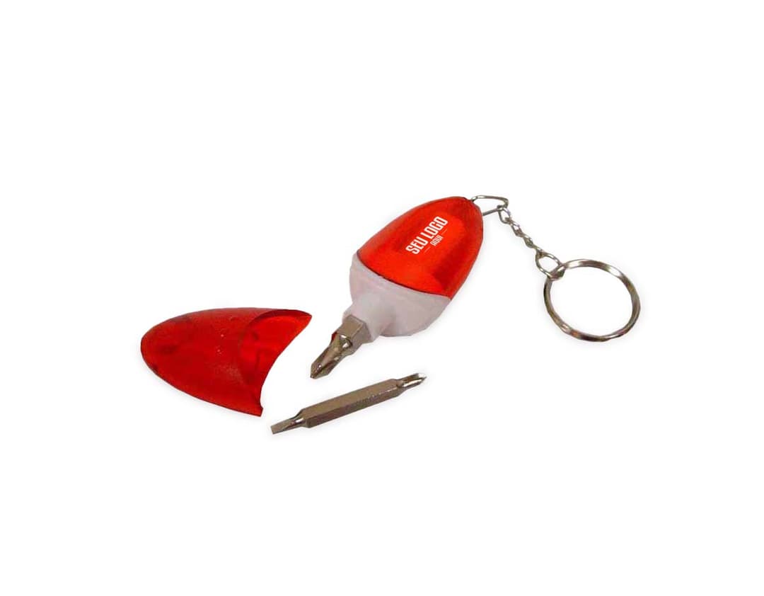 Mini chave Philips e fenda com estojo para armazenamento.
