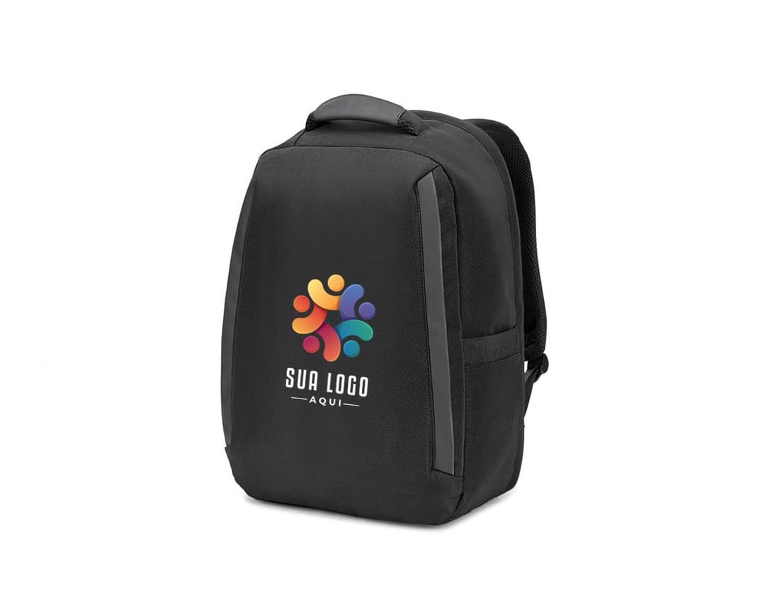 YANGON BPACK Mochila antirroubo em poliéster reciclado 600D twill resistente à água e bolso para notebook 173 20 L