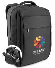 COVENTRY Mochila totalmente almofadada para notebook 156 em poliéster reciclado 300D de alta densidade 18 L