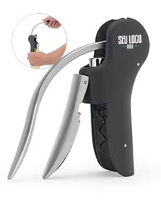 LAGREIN Sacarolhas em ABS e zinco com alavanca automática para abertura fácil