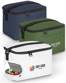 CANCUN Cooler Bolsa térmica em poliéster reciclado 600D com interior forrado em PEVA 7 L