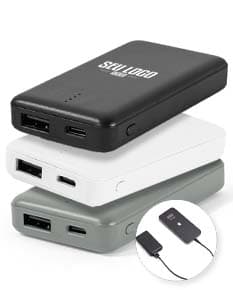 SHERYL Bateria portátil em ABS 100 reciclado e capacidade de 4000 mAh