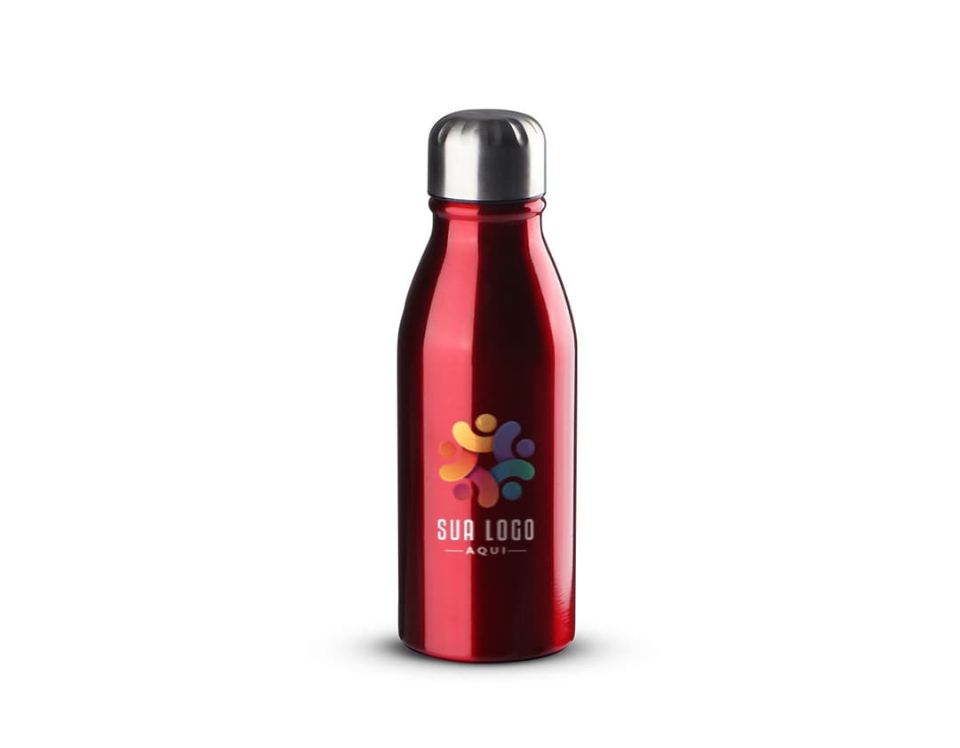 Garrafa de alumínio de 500 ml.