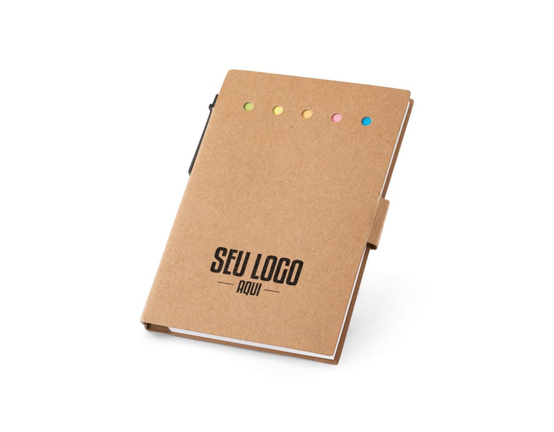 GULLAR 6 blocos adesivados com 25 folhas cada e capa em papel kraft reciclado