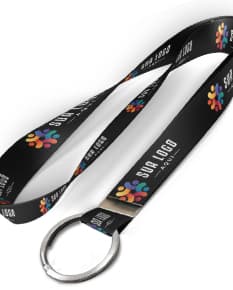 Cordão com argola 140 cm x 1,5cm - Acessório moderno e prático para uso em escritórios e eventos. Feito em material resistente e design inovador. Compre já! #cordão #argola #brinde #moderno #prático