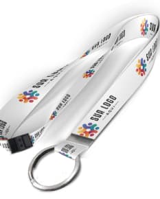 Cordão para crachá com trava 85cm x 1,5cm - Prático e moderno para o seu negócio. Mantenha sua identificação sempre segura com nosso cordão resistente e elegante. Ideal para eventos corporativos, feiras e congressos. Adquira já o seu!