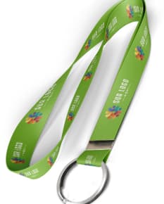 Cordão com argola simples - 85cm x 2,5cm: moderno e elegante para seu dia a dia no escritório. Feito em material de alta qualidade e design sofisticado, ideal para manter seu crachá sempre visível e seguro. Adquira o seu agora! #brindes #cordao #argolasimples #escritorio #modernidade