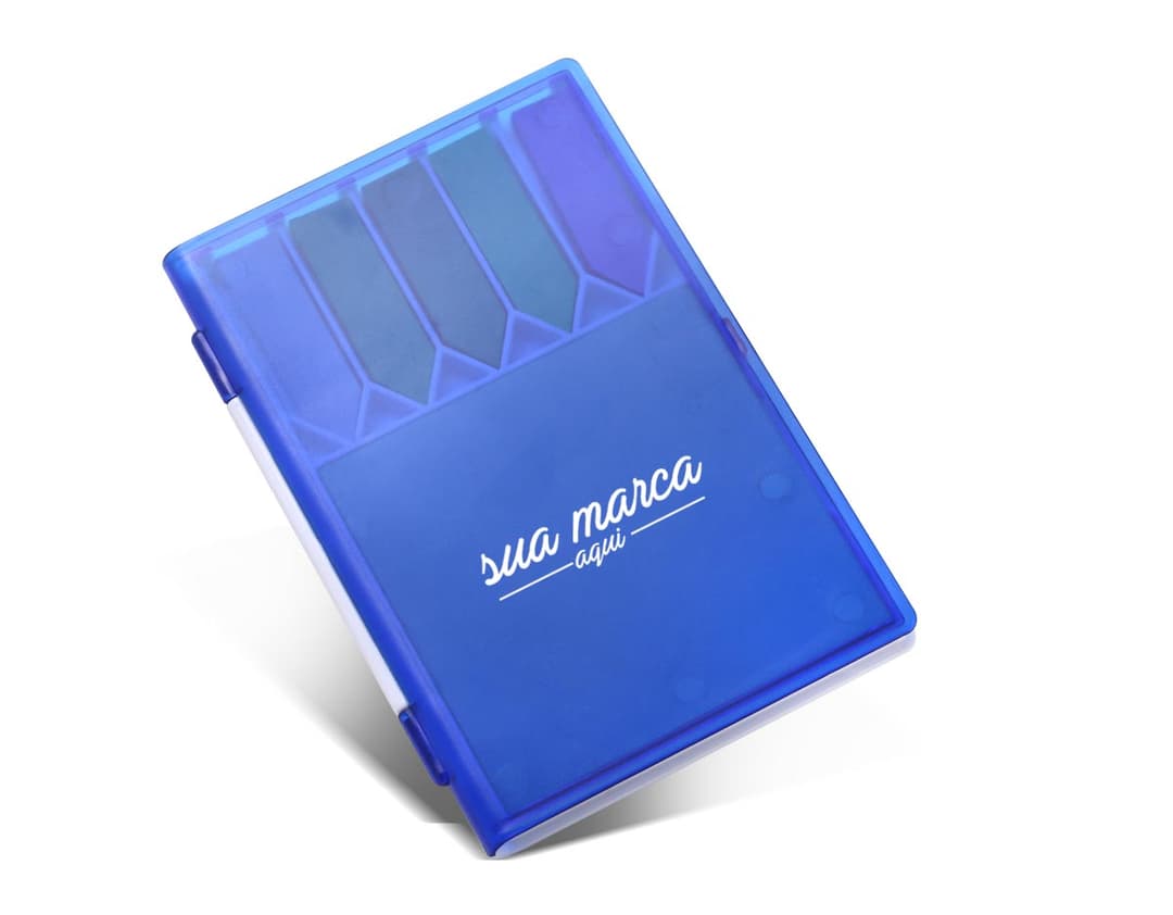 Bloco de Anotações Plástico - 09: Ideal para manter suas ideias sempre à mão! Perfeito para reuniões, estudos e anotações do dia a dia. Prático e resistente, é o brinde perfeito para sua empresa. Garanta já o seu!