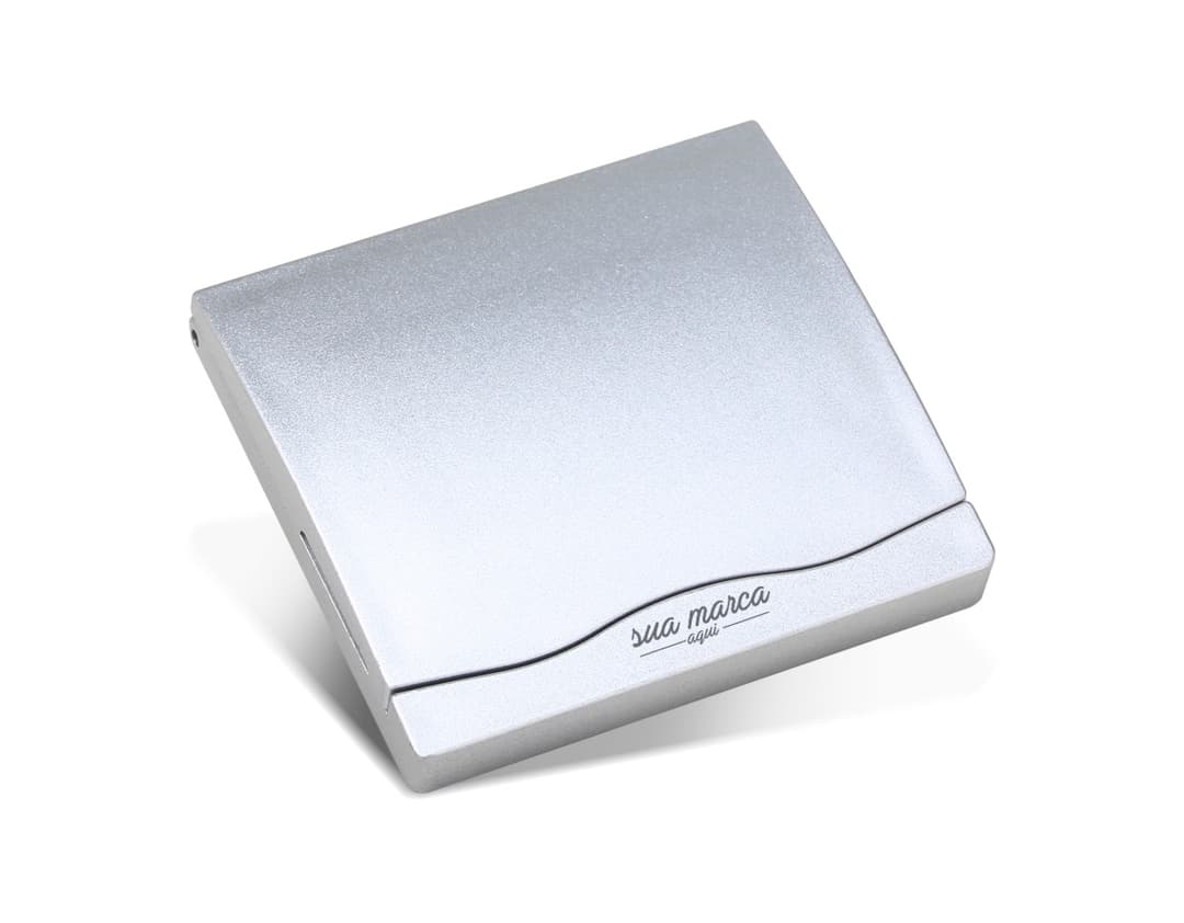 Espelho de bolsa plástico - Compacto e prático para levar na bolsa. Ideal para retoques rápidos de maquiagem em qualquer lugar. Garanta o seu!