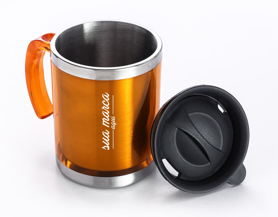 Caneca plástica de 400ml - 04, perfeita para tomar seu café quentinho ou chá preferido. Feita em plástico resistente, ideal para uso diário. Design moderno e funcional, perfeita para presentear ou personalizar com sua marca. Garanta a sua!