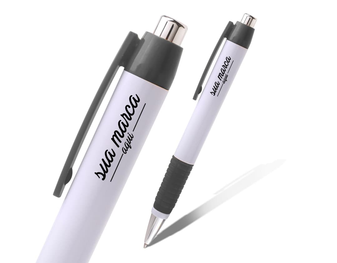 Caneta plástica - 07: Ideal para escrita limpa e precisa em papel, a caneta plástica é um equipamento de negócios essencial. Com design clean e tubo de tinta de qualidade, essa caneta é perfeita para o seu desktop. Adquira já a sua!