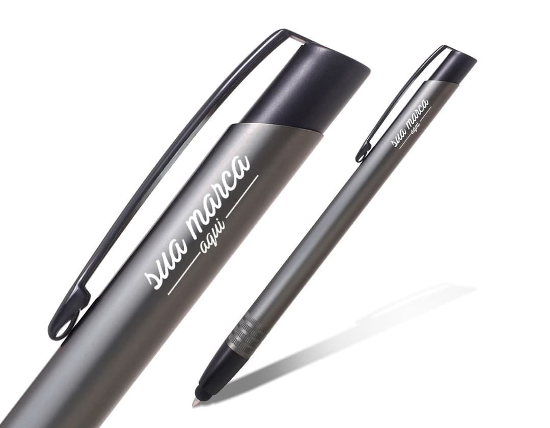 Caneta de metal com touch - 02: Perfeita para escrita suave e precisa, ideal para o ambiente de escritório e escolar. Feita com materiais de alta qualidade, possui ponta touch para maior praticidade. Garanta já a sua!