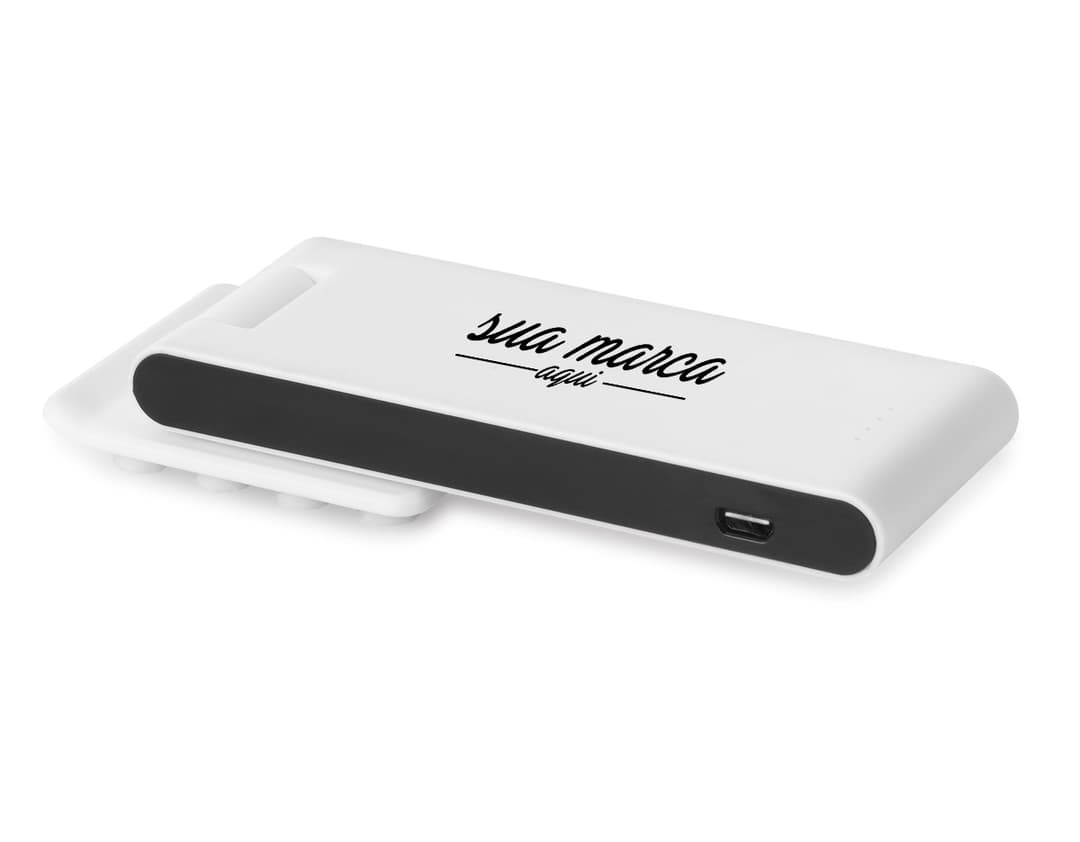 Power Bank 4.000 mAh - Tenha sempre sua bateria extra ao alcance das mãos! Tecnologia moderna e design portátil para garantir conexão em qualquer lugar. Ideal para quem busca praticidade e autonomia. Acesse a internet, conecte-se e esteja sempre preparado. Nunca fique sem bateria! Adquira já o seu.