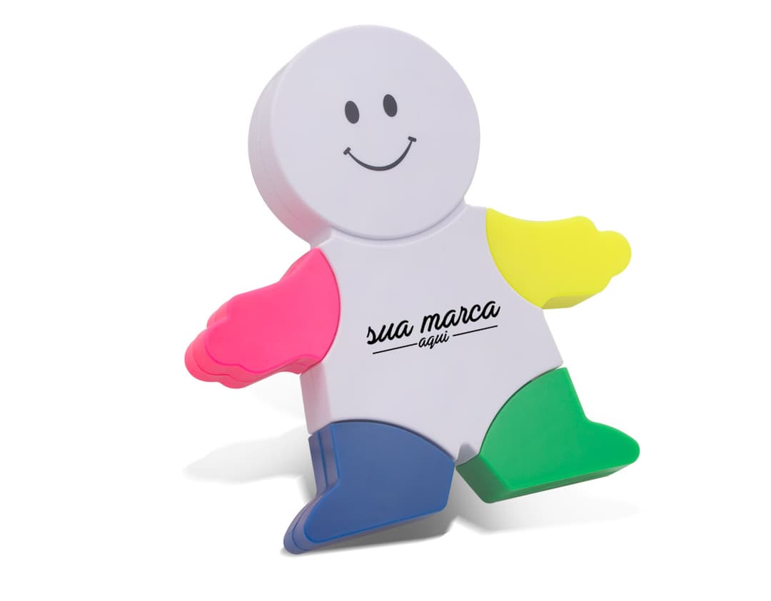 Caneta plástica com marca texto - 10: A ferramenta ideal para destacar e organizar suas anotações! Com design prático e colorido, é perfeita para o trabalho e estudos. Garanta já a sua!