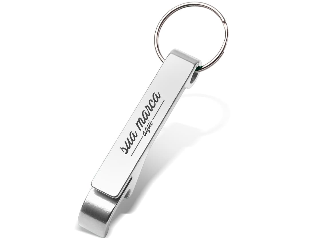 Chaveiro de metal abridor fino: o acessório ideal para quem busca qualidade e praticidade. Um item leve e resistente, perfeito para o dia a dia. Adquira já o seu e tenha sempre à mão um objeto útil e elegante. Garanta já o seu chaveiro de metal abridor fino e esteja preparado para qualquer situação.