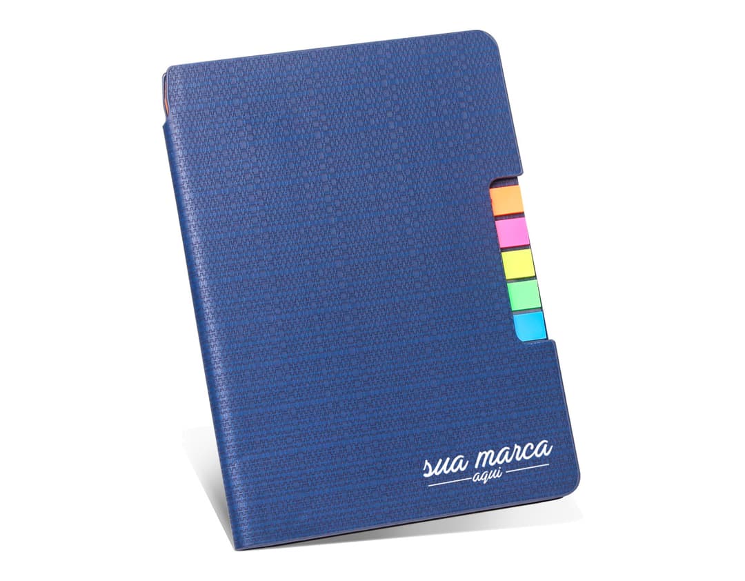 Caderno com adesivo perfeito para organizar suas anotações e lembretes. Ideal para uso no escritório, em reuniões ou na escola. Mantenha suas informações em dia com este prático e elegante caderno. Compre já!