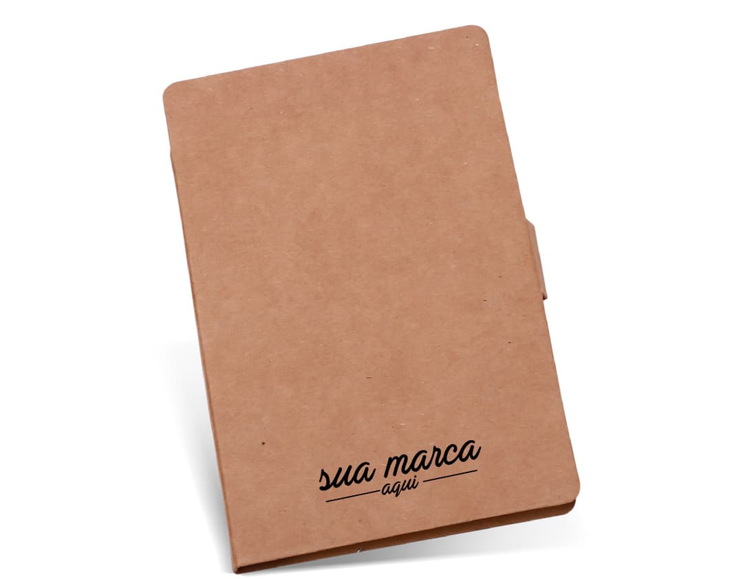 Bloco de Anotações Ecológico - Um produto sustentável para suas anotações diárias. Feito com material reciclado, é perfeito para o seu escritório ou home office. Adquira já o seu!