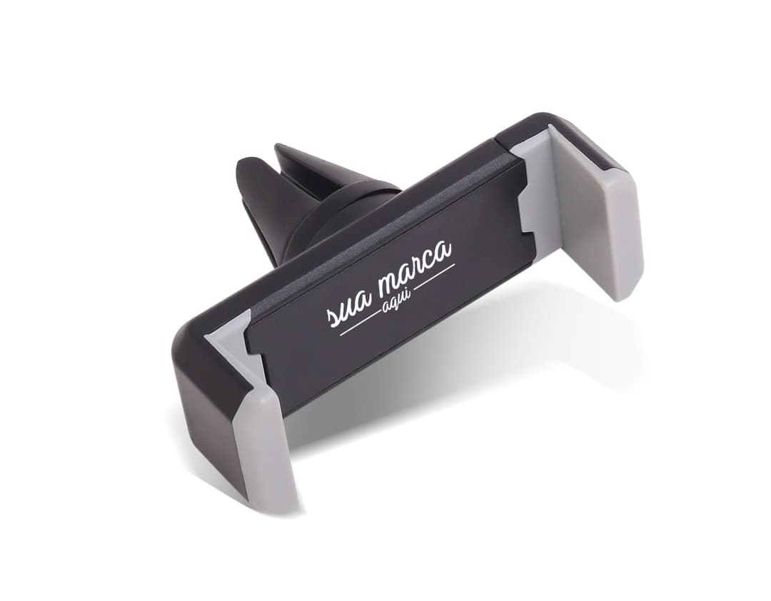 Suporte Veicular para Celular - 05: Mantenha seu telefone seguro e acessível enquanto dirige com este suporte moderno e elegante. Perfeito para viagens de negócios ou lazer, este suporte é  um acessório essencial para o seu carro. Nunca mais se preocupe em perder chamadas importantes ou navegação GPS com este suporte firme e estável. Adquira já o seu!