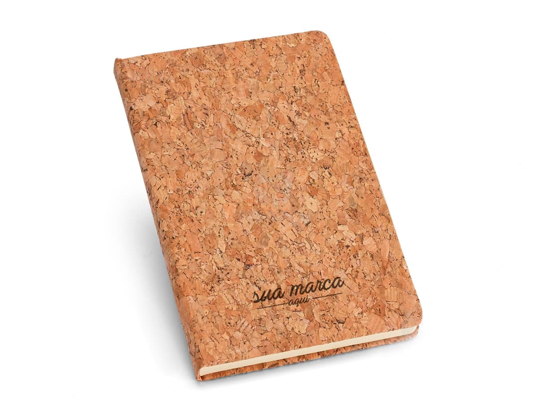 Bloco de Anotações de Cortiça - Perfeito para seu escritório ou estudos. Feito com material isolante de alta qualidade. Ideal para manter suas anotações organizadas. Adquira o seu agora e tenha um produto durável e cheio de personalidade! Antigo, vintage, textura única.