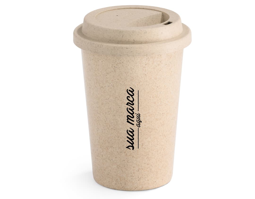 Copo de fibra de bambu 450ml - Reutilizável, sustentável e perfeito para seu dia a dia. Desfrute de suas bebidas favoritas com estilo e consciência ambiental. Com design moderno e ecofriendly, esse copo é ideal para quem busca praticidade e preservação do meio ambiente. Adquira já o seu!