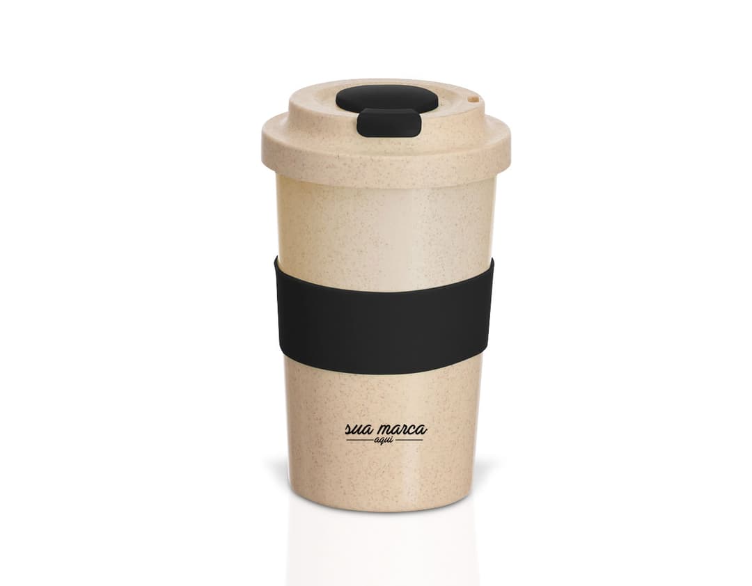 Copo de fibra de bambu 450ml: a opção sustentável para sua rotina diária. Fabricado com material ecológico, este copo é perfeito para quem busca praticidade e consciência ambiental. Leve, resistente e com design moderno, ideal para bebidas quentes ou frias. Adquira já o seu!