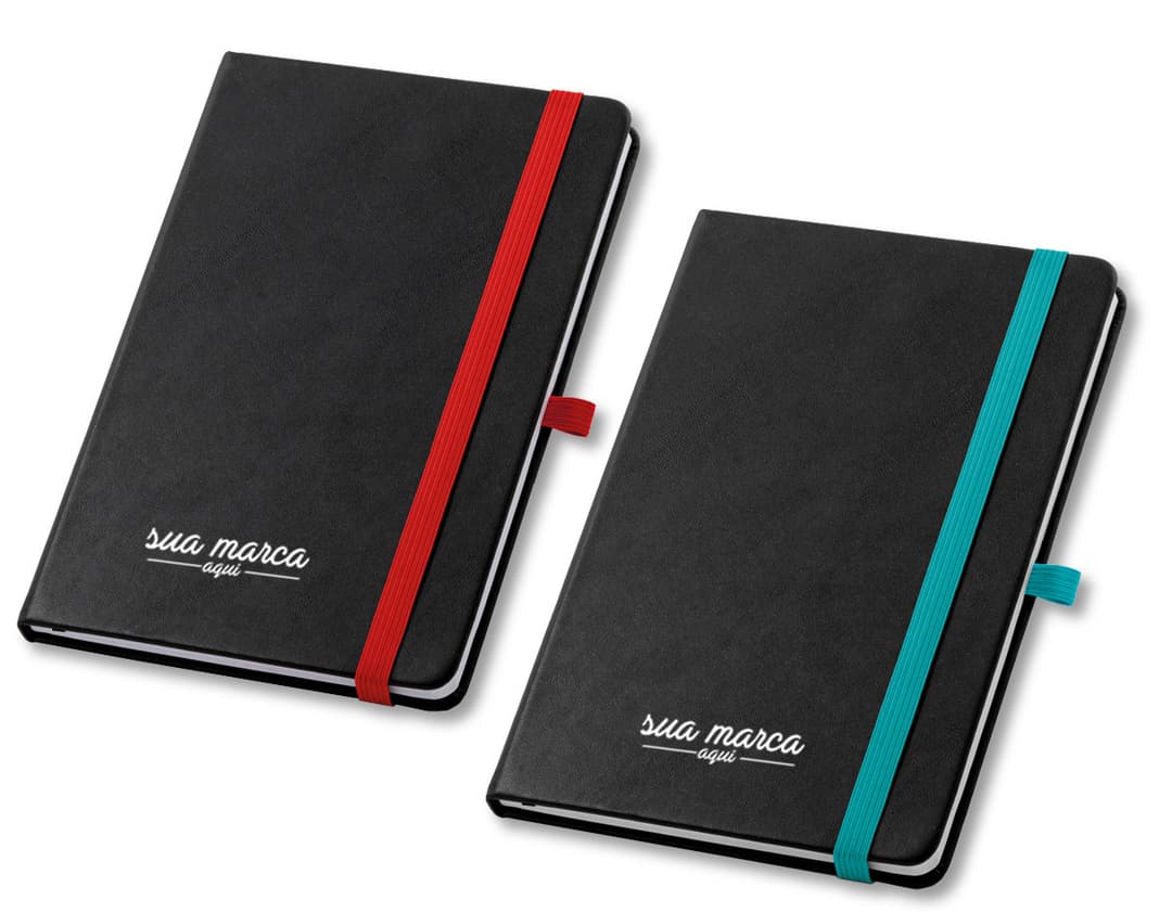 Bloco de anotações de couro marrom para escritório e negócios. Ideal para organizar documentos e anotações importantes. Perfeito para trabalhar com estilo e praticidade. Adquira o seu agora!