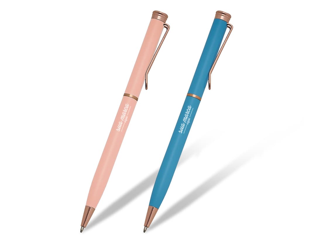 Caneta semimetal: ideal para escrever, desenhar e assinar documentos com elegância. Perfeita para uso escolar, no escritório ou em casa. Adquira a sua agora!
