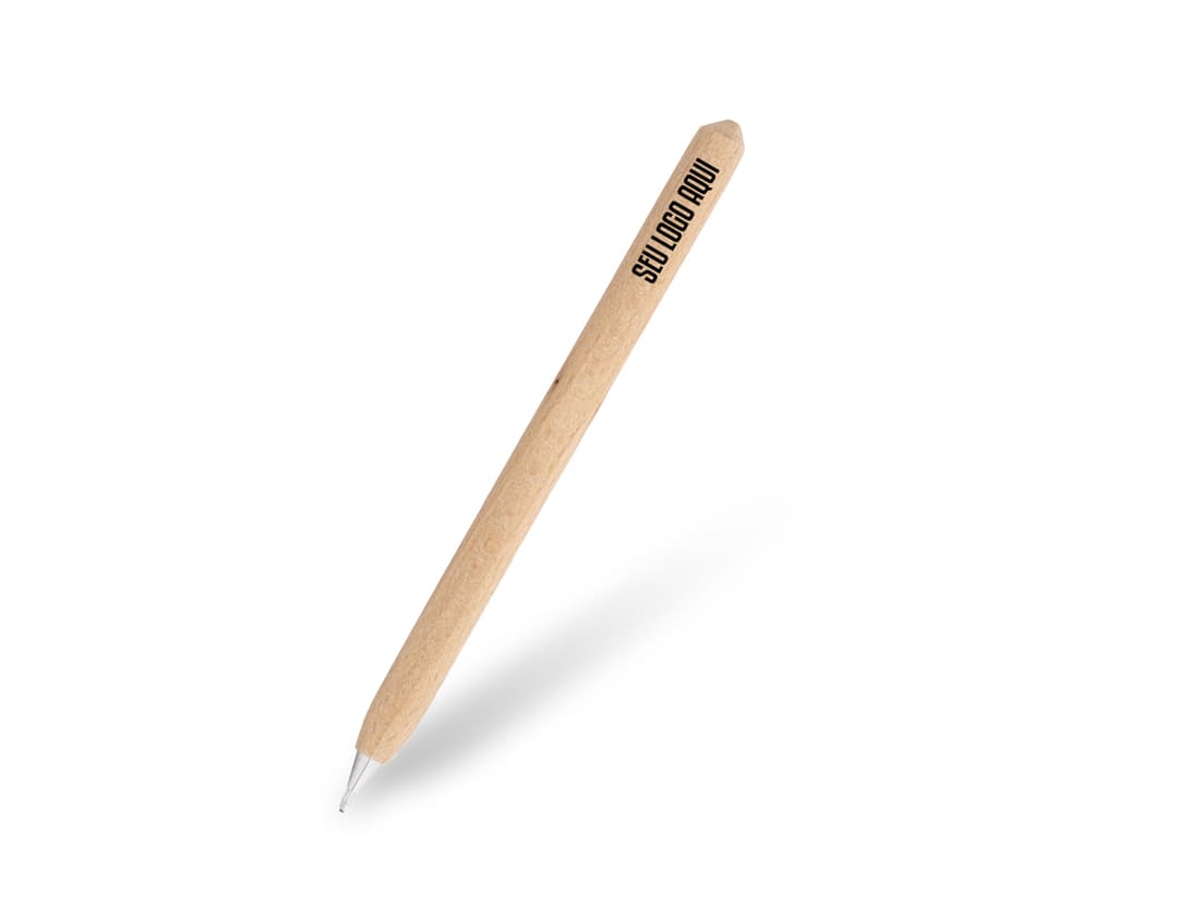 Caneta de madeira artesanal para escrita de qualidade. Perfeita para uso no escritório, escola ou em casa. Feita com materiais de alta qualidade e design elegante. Adquira já a sua!