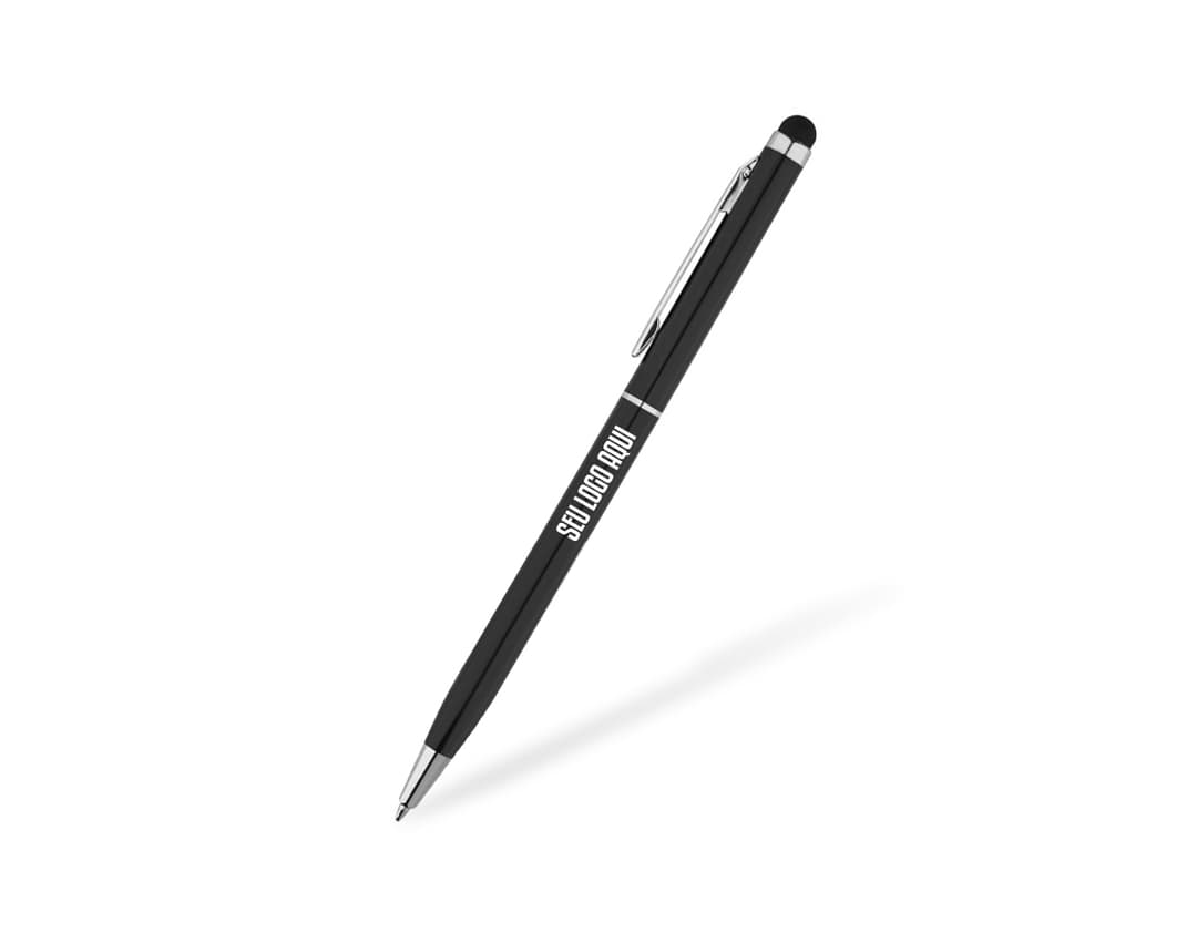 Caneta de metal touch elegante e sofisticada, perfeita para assinar documentos e fazer anotações com precisão. Ideal para escritório, negócios e estudos. Adquira já a sua!