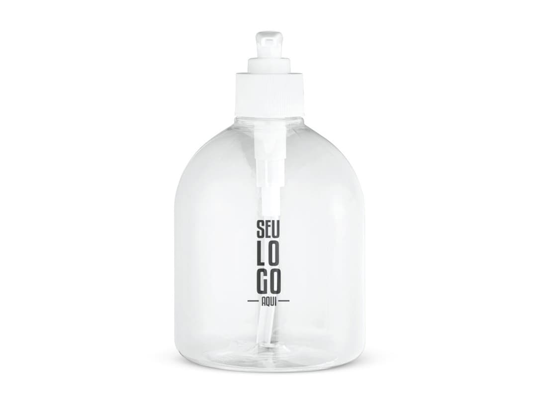 Frasco com Dosador 500ml - Ideal para armazenar produtos de higiene e cuidados pessoais, como loções, shampoos e sabonetes. Prático e higiênico, o frasco garante a dose certa do produto. Aproveite e adquira já o seu!