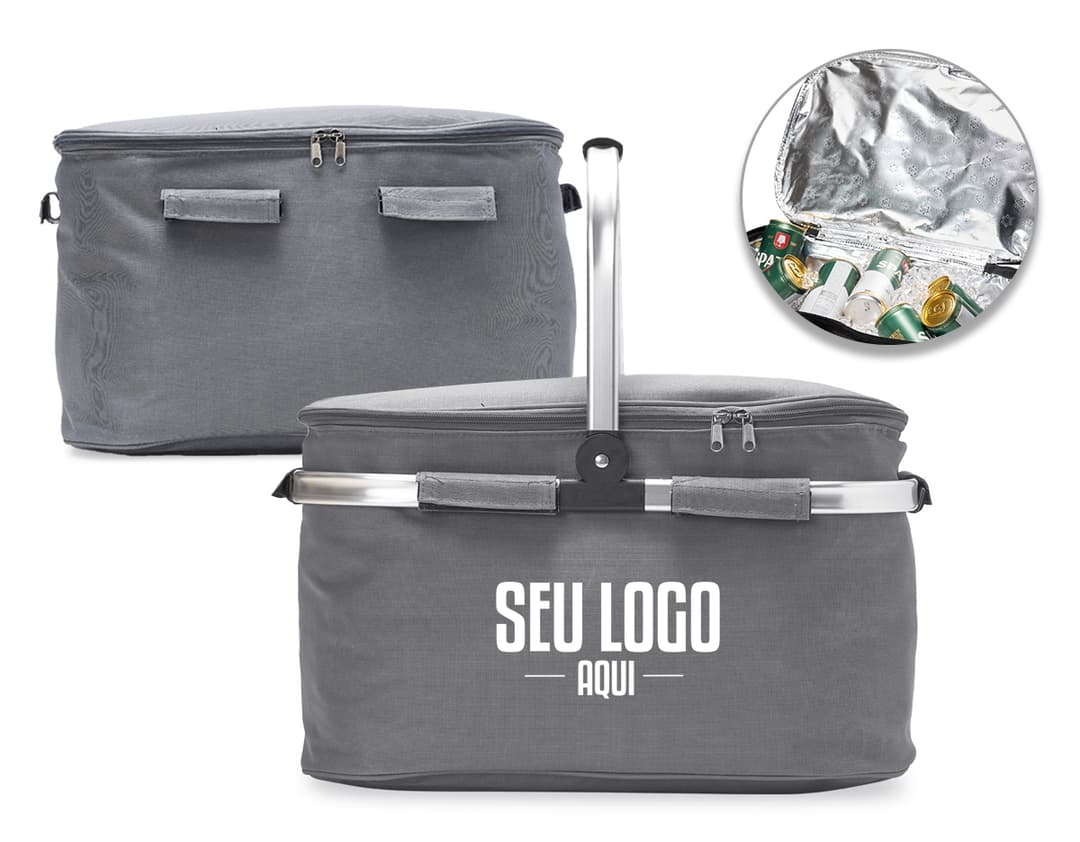 Bolsa térmica 33 litros para armazenamento de alimentos e bebidas, com design moderno e resistente. Feita em material plástico e com fecho seguro, ideal para manter a temperatura dos itens. Perfeita para uso doméstico, viagens ou emergências.