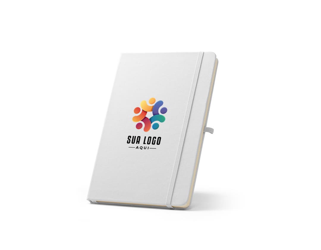 ANNE SUB Caderno A5 de capa dura em PET 100 reciclado 300D com 160 páginas pautadas recicladas